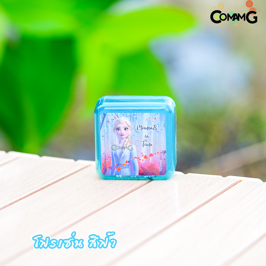 กบเหลา2ช่องทรงสี่เหลี่ยม กบเหลาดินสอ ลายการ์ตูนลิขสิทธิ์แท้ เบนเทน Frozen คิตตี้ ไอรอนแมน กับตันอเมริกา พร้อมส่ง