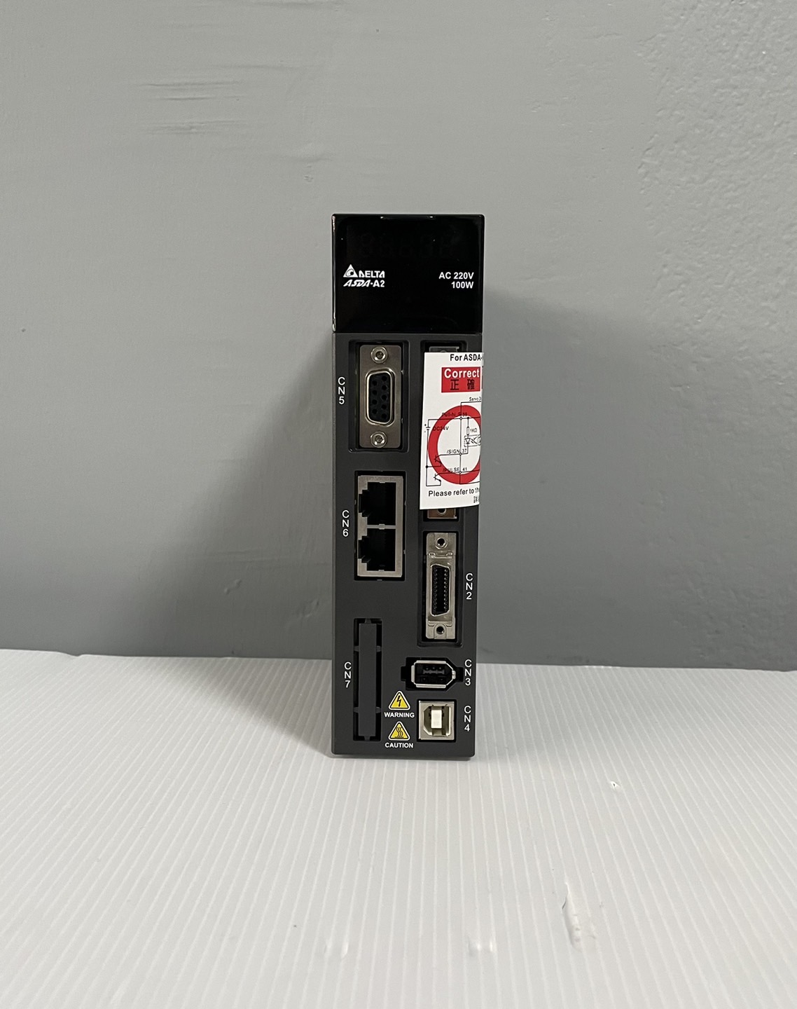 Delta Servo Drive ASD-A2-0121-M 100W Input 220V 3/1-Phase , close loop ,CAN open