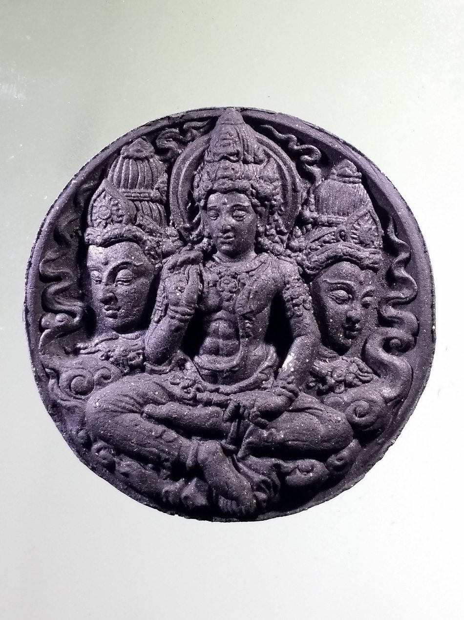 รหัสสินค้า จตุคามรามเทพ 949 พระเทวราชโพธิสัตว์ จตุคามรามเทพ รุ่นทรัพย์ราชันย์ เนื้อว่านกากยายักษ์ พร้อมกล่องเดิม