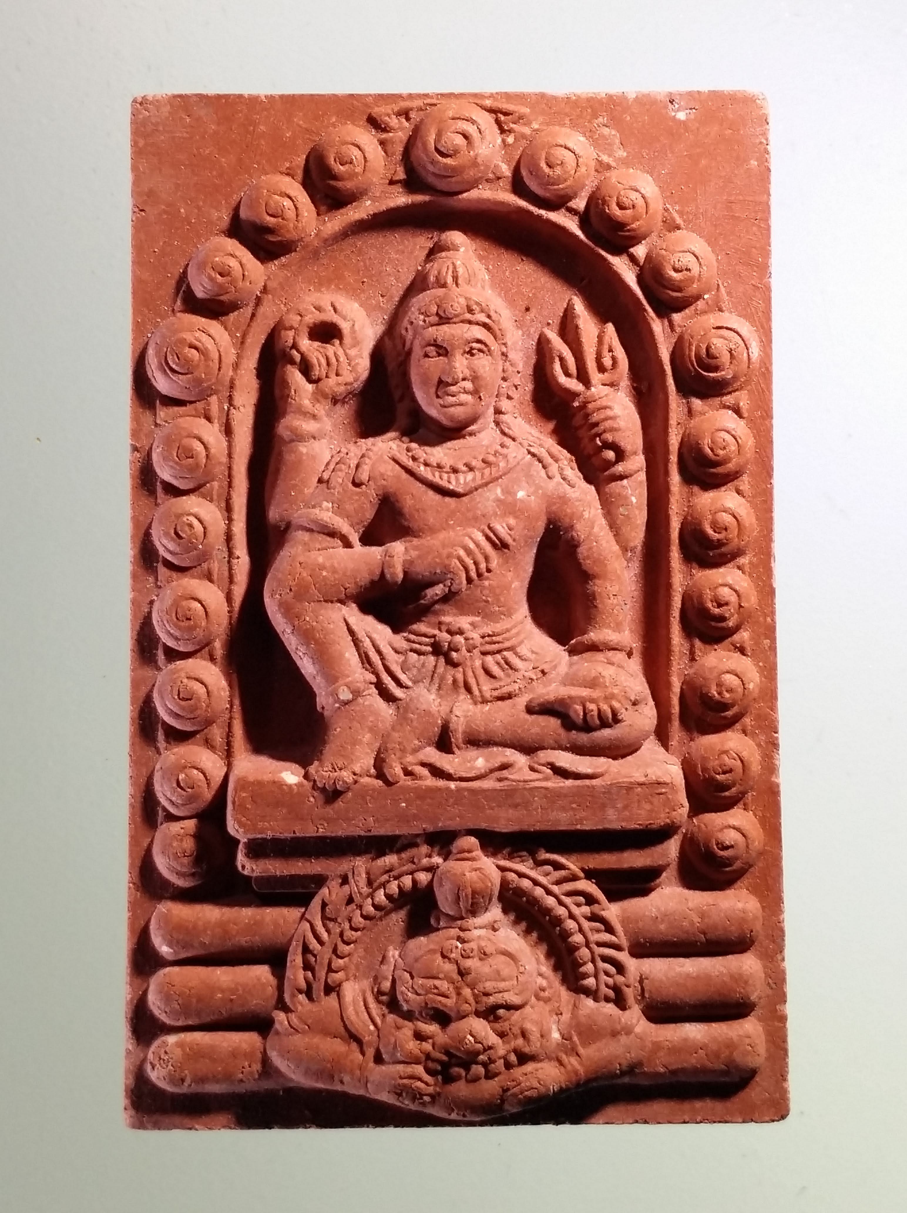 รหัสสินค้า จตุคามรามเทพ 489 พระเทวราชโพธิสัตว์จตุคามรามเทพ หลังพระแม่ธรณีบีบมวยผม รุ่น สิริมงคล ปี 49