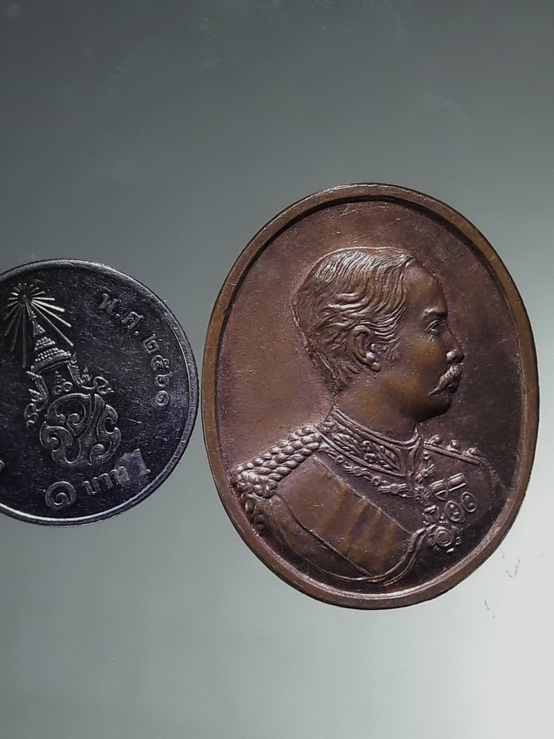 รหัสสินค้า พระมหากษัตริย์ และบุคคลสำคัญ 420 เหรียญรัชกาลที่ 5 หลัง จปร. ที่ระลึก 108 ปี โรงเรียนวัดราชบพิธ สร้างปี 2537