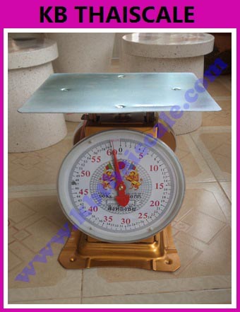 ตาชั่ง60กิโล เครื่องชั่งน้ำหนัก60kg เครื่องชั่งสปริง60กิโล เครื่องชั่งเข็ม60kg เครื่องชั่งสปริงแบบเข็ม60kg ละเอียด200g (พร้อมใบการตรวจรับรองจากกอง ชั่ง ตวง วัด)