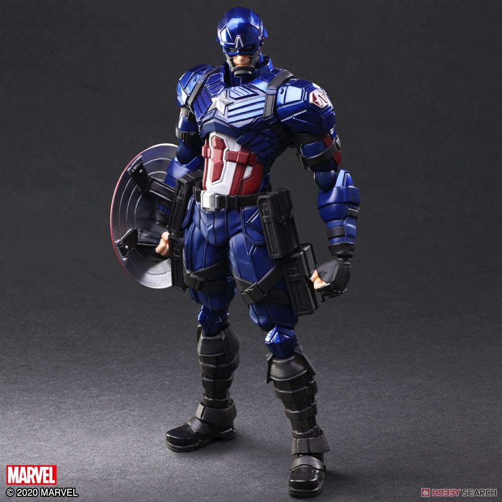 เปิดรับPreorder มัดจำ 700 บาท Marvel Universe Variant Bring Arts Designed by Tetsuya Nomura Captain America (PVC Figure) โมเดลสำเร็จ **