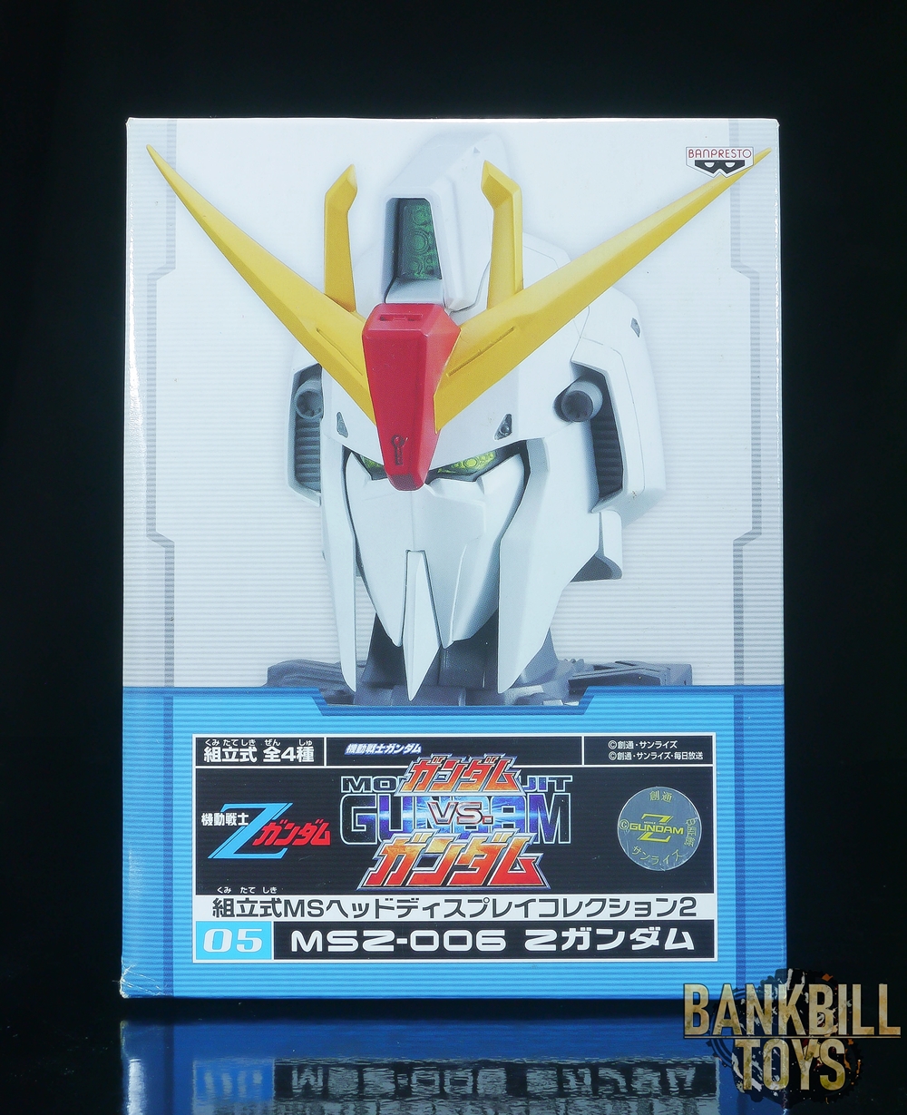 กันดั้ม Banpresto Mobile Suit Gundam: Gundam vs. Gundam Assembly Type MS Head Display Collection 2 No.05 MSZ-006 Zeta Gundam