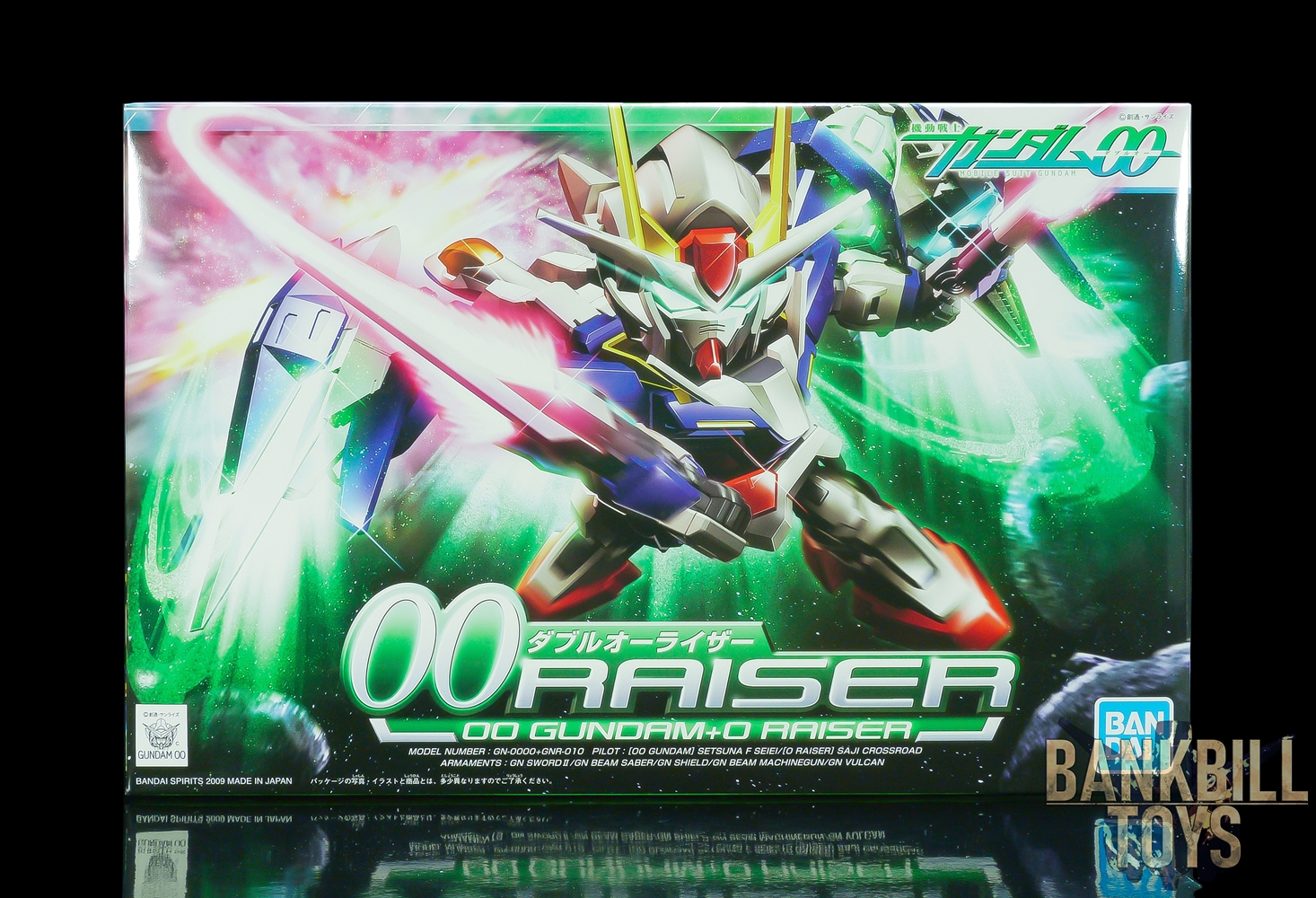 กันดั้ม Bandai Spirits Gunpla SD Gundam BB Senshi No.322 GN-0000+GNR-010 00 Raiser