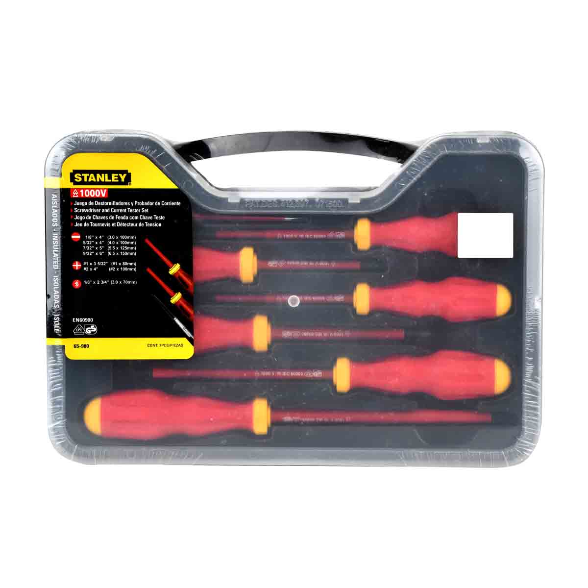STANLEY ชุดไขควงหุ้มฉนวน VDE (6ชิ้น/ชุด) [65-980]