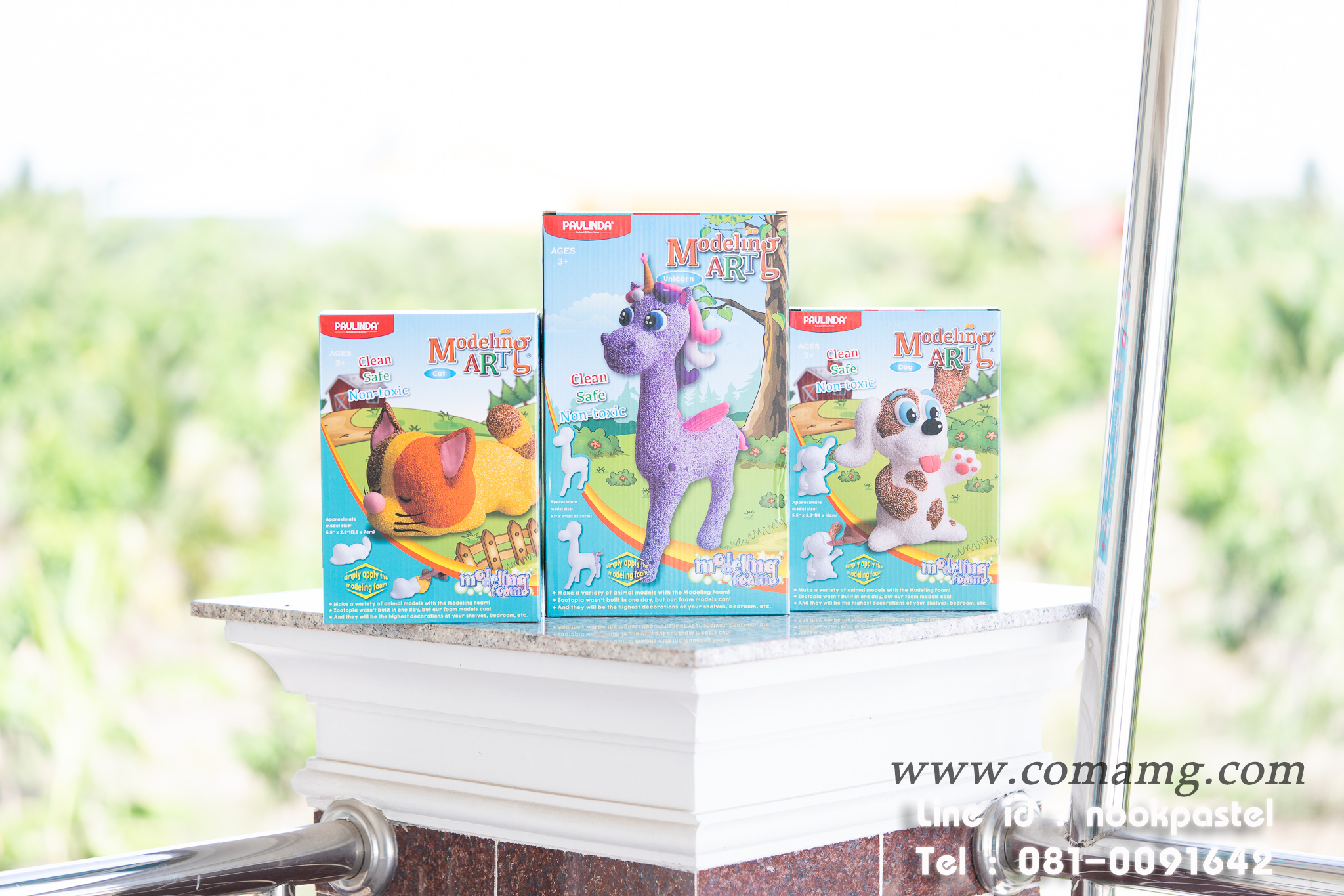 ของเล่นโฟมดินน้ำมัน Mid Series ลายDog and Cat Modeling Art modeling foam (PAVLINDA)