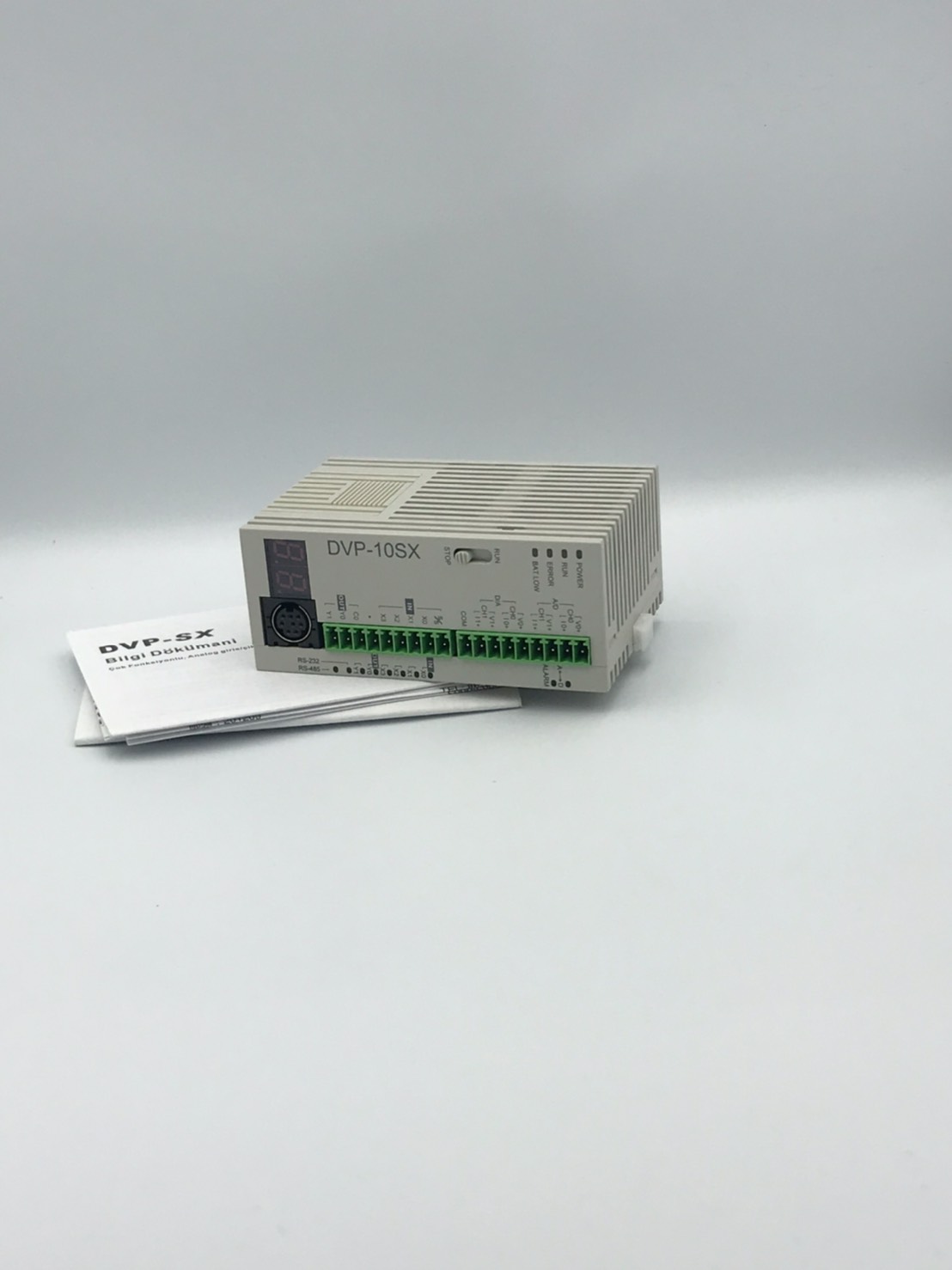 Delta PLC DVP10SX11T Input 4DI,2AI / Output 2DI,2AO DC24V/5mA (Transsistor)
