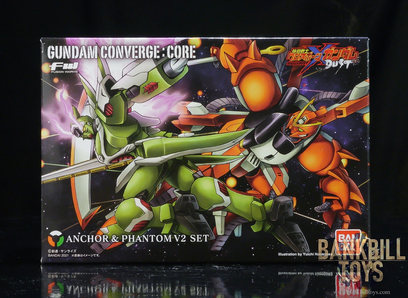 กันดั้ม Bandai Candy Toy Online Shop Limited FW Gundam Converge: Core Anchor & Phantom V2 Set