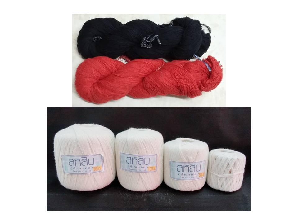 ฝ้ายด้ายมงคล-สายสิญจน์ ใช้ในพิธีต่างๆ Cotton for Rite
