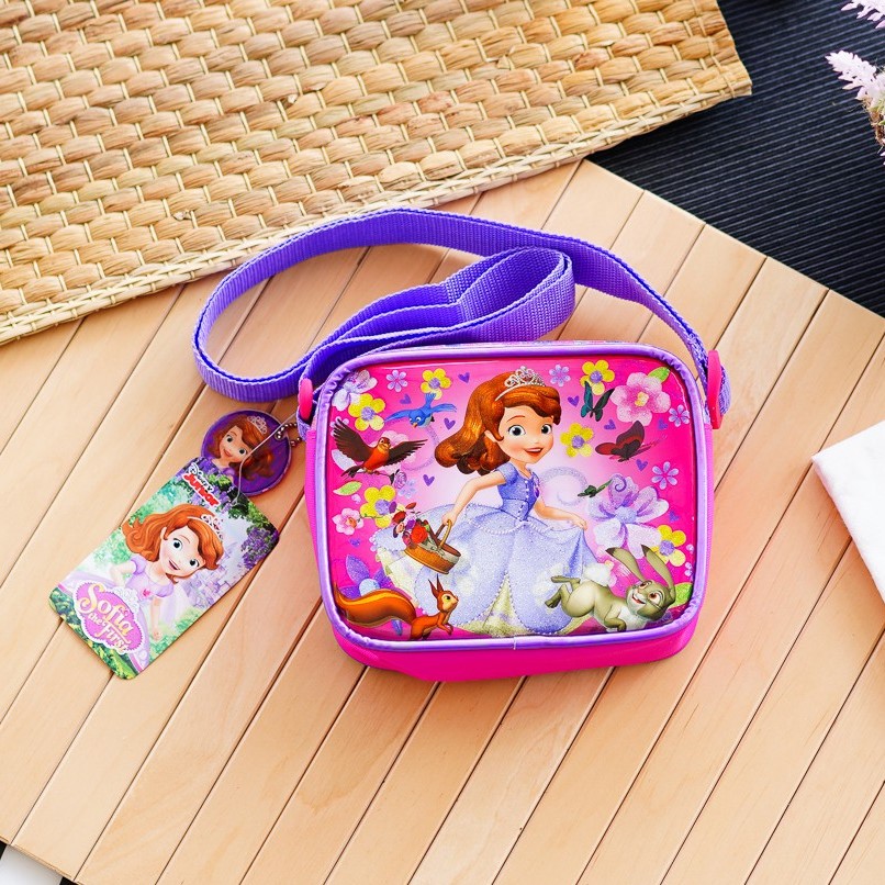 กระเป๋าสะพายข้างเจ้าหญิง กระเป๋าเด็กผู้หญิง ลายลิขสิทธิ์แท้