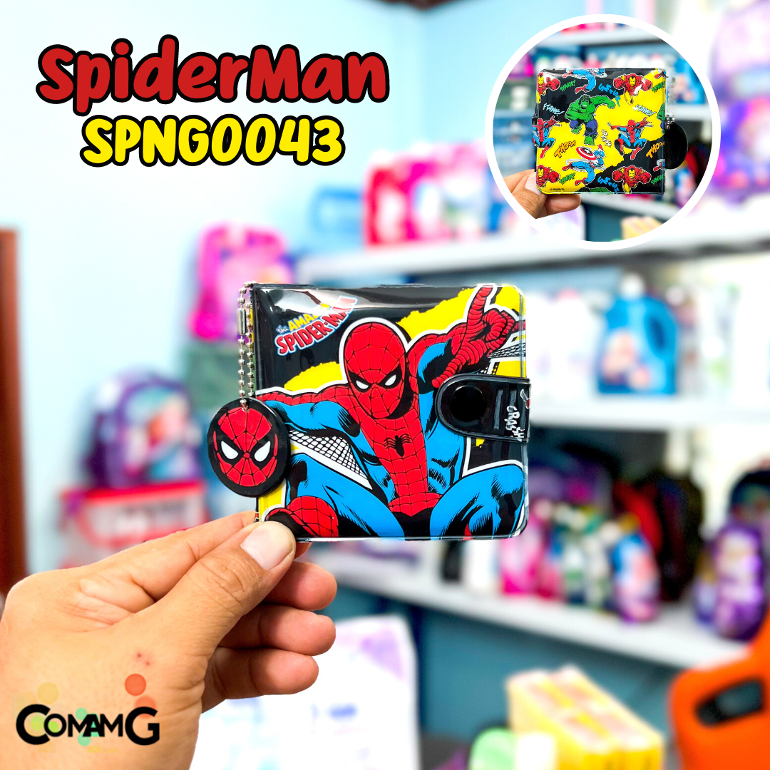 กระเป๋าสตางค์เด็กผู้ชาย ลิขสิทธิ์แท้ แบบ2พับ หนังเงา