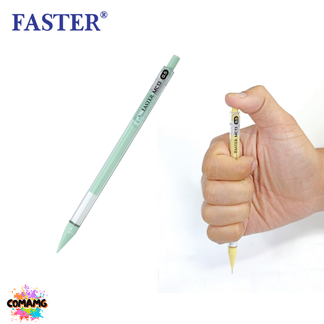 FASTER ดินสอกด ด้ามใส MECHANICAL 0.5 มม. รุ่น MC13 พร้อมส่ง