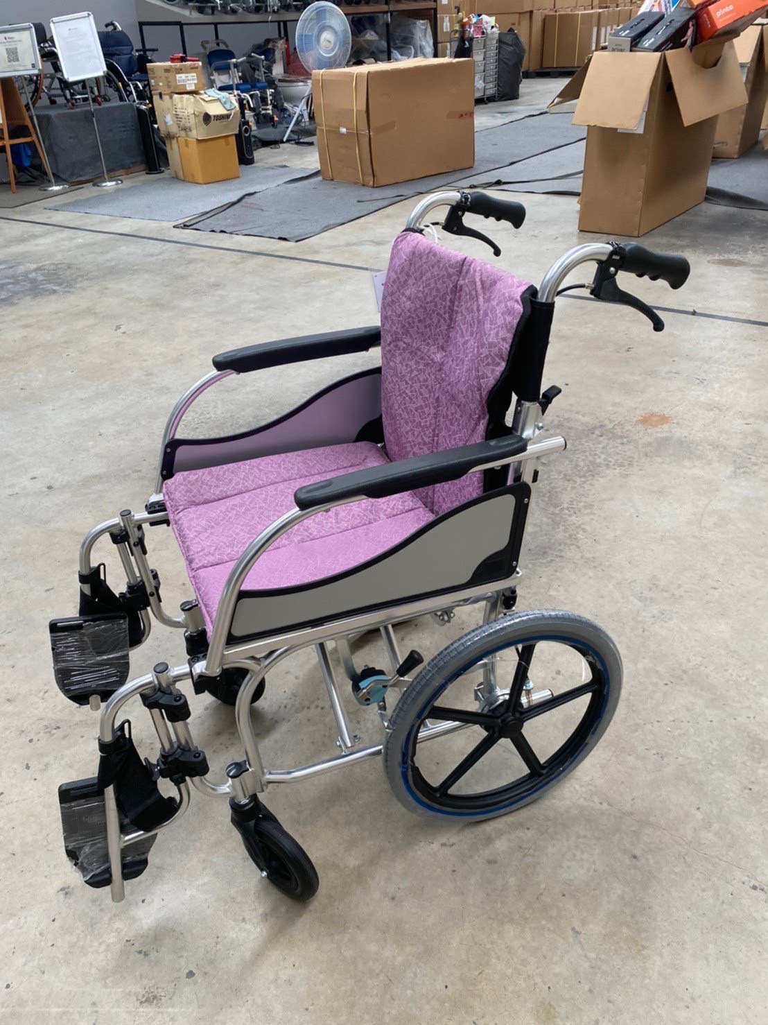 รถเข็นแบรนด์ญี่ปุ่น Matsunaga Wheelchair (車いす) รุ่น MW-SL4D น้ำหนักเบา สะดวกพกพา ฟังก์ชั่นหลากหลาย