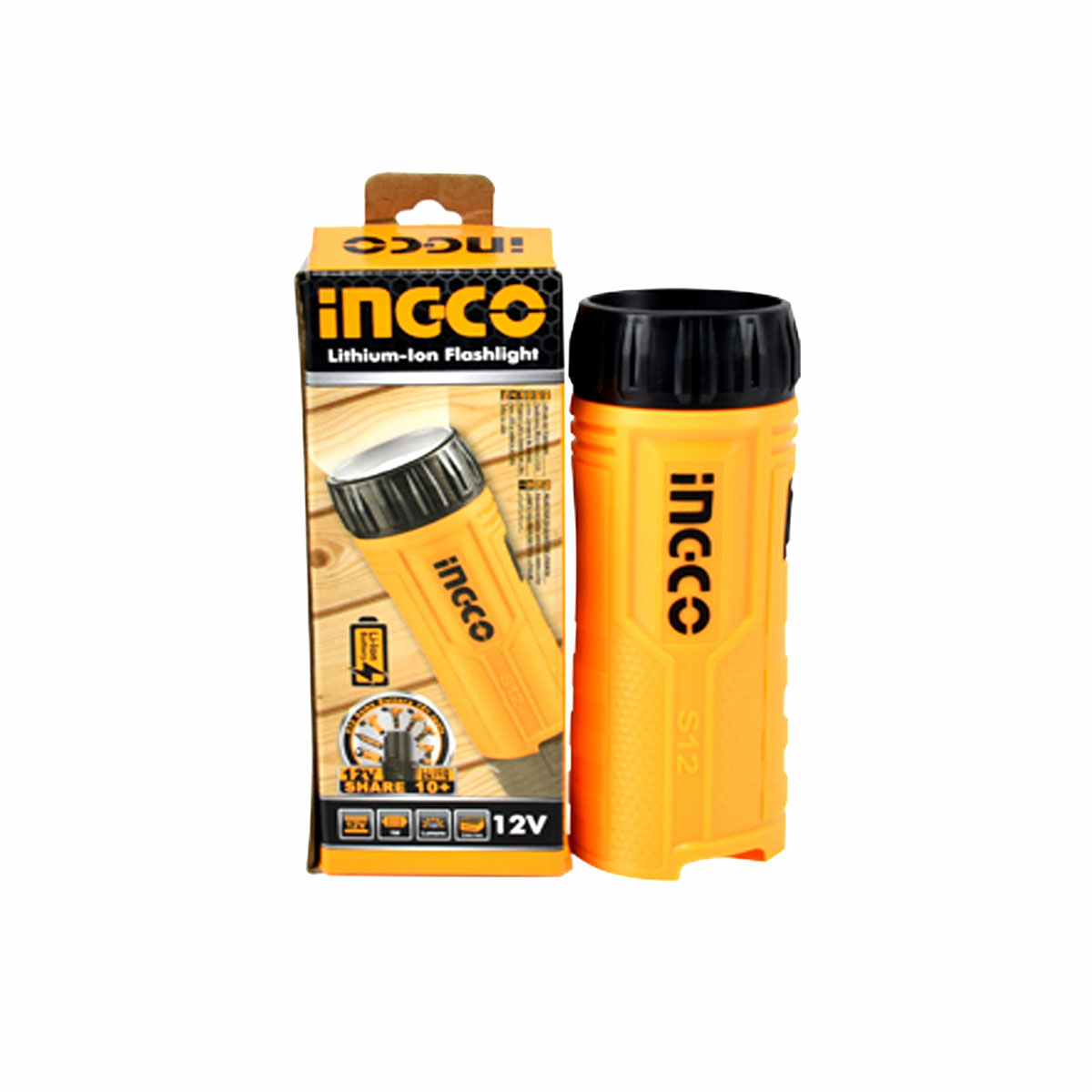 INGCO ไฟฉายลิเธียมไอออน CWLI1201