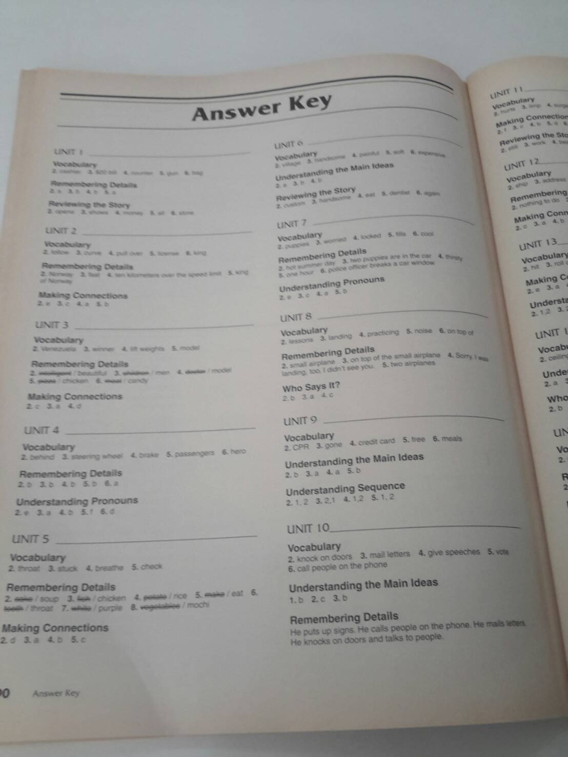 All New Easy True Stories (A PICTURE-BASED BEGINNING READER) by Sandra Heyer with answer key