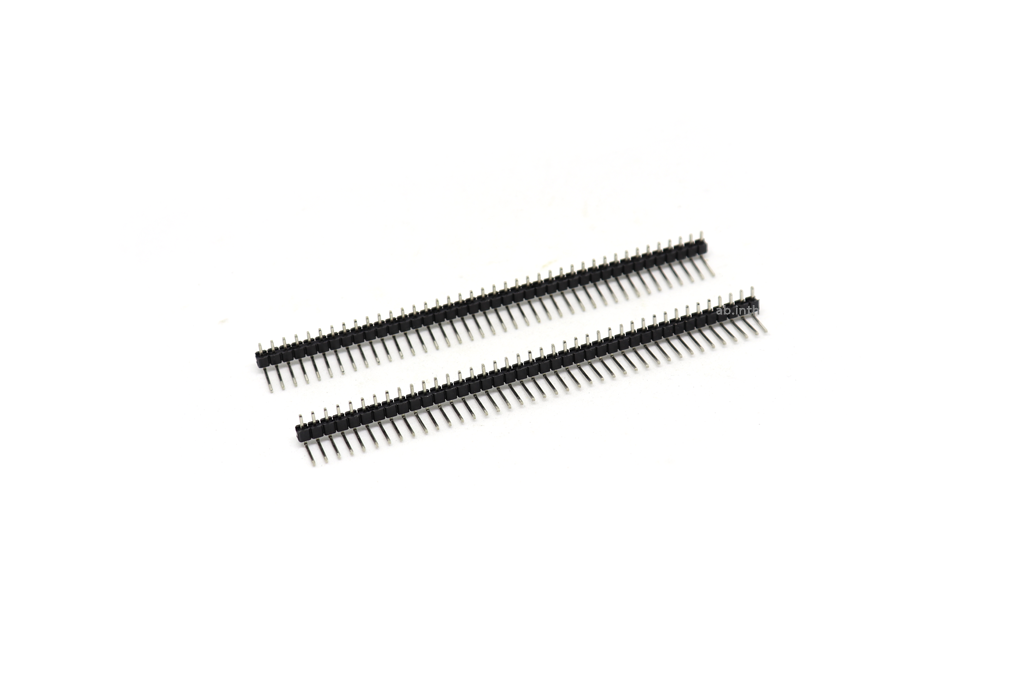 ก้างปลา แบบขาตั้งฉาก 40 ขา 2.54mm Right Angle Male Single Row Pin Header Connectors