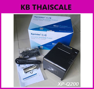 เครื่องพิมพ์ใบเสร็จ เครื่องพิมพ์กระดาษความร้อน80มม. เครื่องพิมพ์สลิป80มม. เครื่องพิมพ์ใบเสร็จอย่างย่อ 80MM Thermal Printer Xprinter XP-Q200
