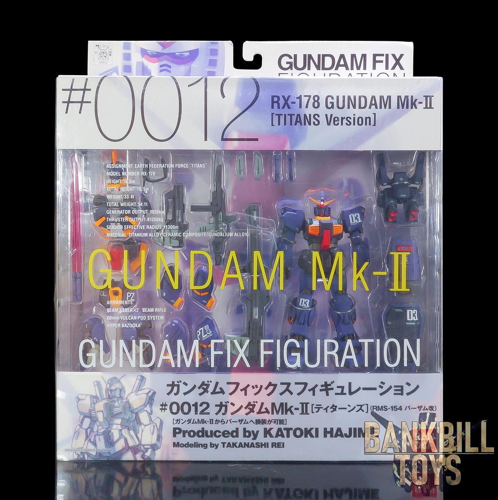 กันดั้ม Bandai G.F.F. GFF Gundam Fix Figuration #0012 RX-178 Gundam Mk-II [Titans Version/Unit 03] [RMS-154 Refined Barzam]