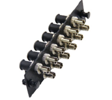 UF-2244 Fiber Optic 12 ST Snap-In Adapter Plate (MM.)