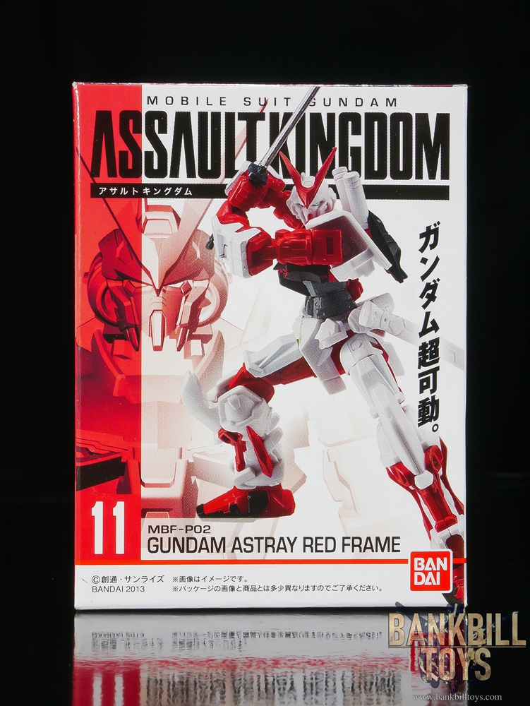 กันดั้ม Bandai Candy Toy Mobile Suit Gundam Assault Kingdom 3 No.11 MBF-P02 Gundam Astray Red Frame