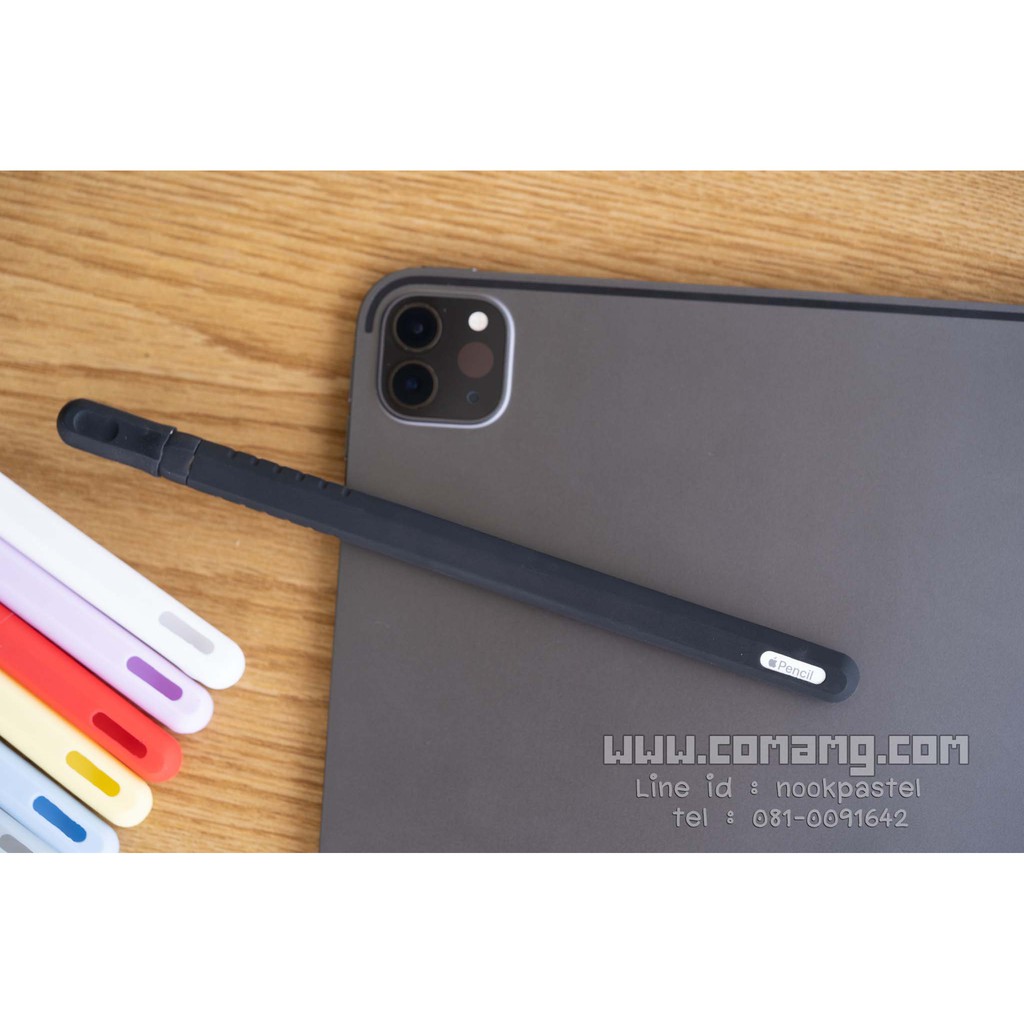 เคสปากกาซิลีโคนสำหรับ Apple Pencil รุ่น1 / รุ่น2 ปลอกปากกาซิลิโคน เคสปากกา