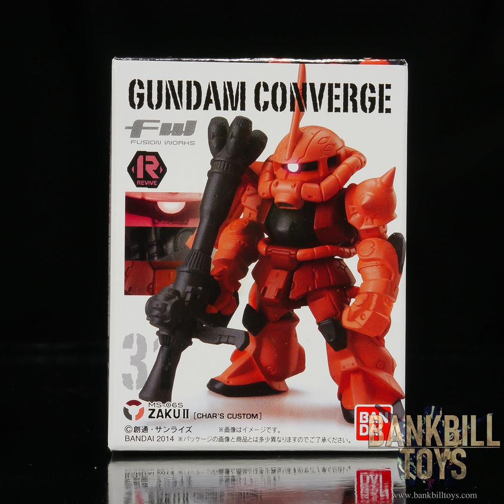 กันดั้ม Bandai Candy Toy FW Gundam Converge 16 No.31R MS-06S Char's Zaku II Revival Selection