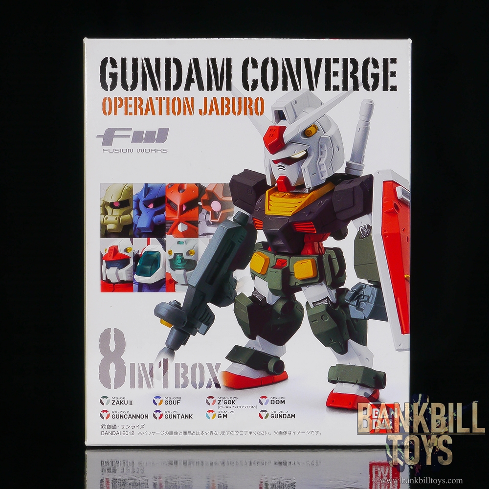 กันดั้ม Bandai Candy Toy FW Gundam Converge Operation Jaburo Set of 8 Type