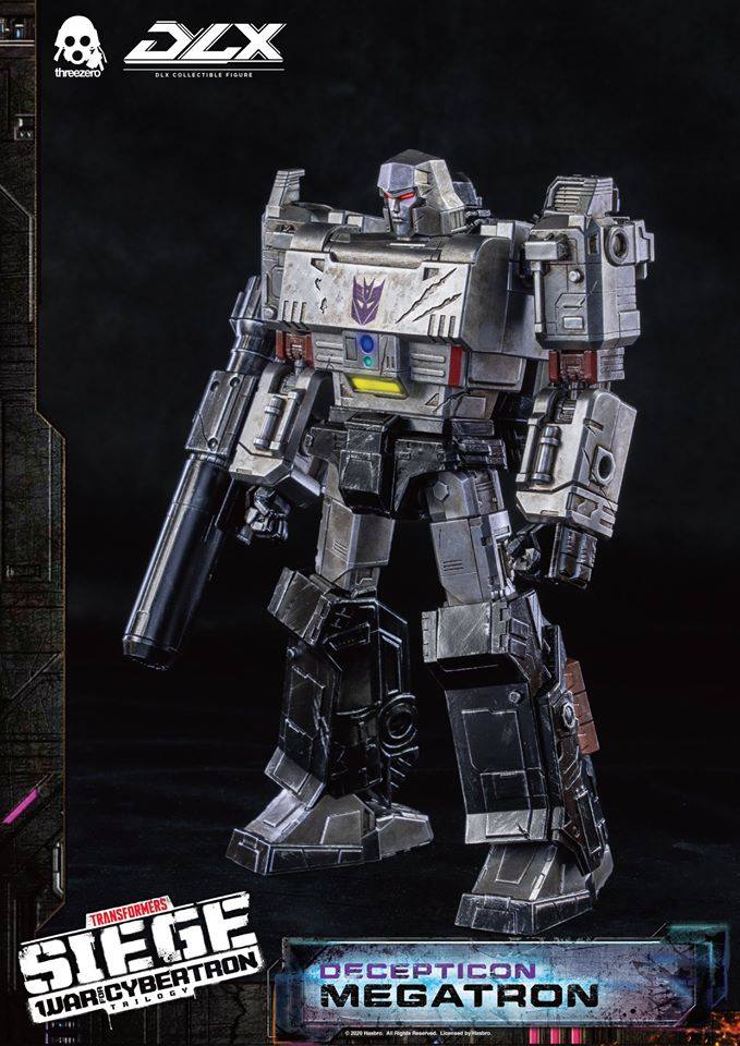 เปิดรับPreorder มัดจำ 1300 บาท Threezero x Hasbro : DLX Megatron LED Illuminated Eyes and Body *