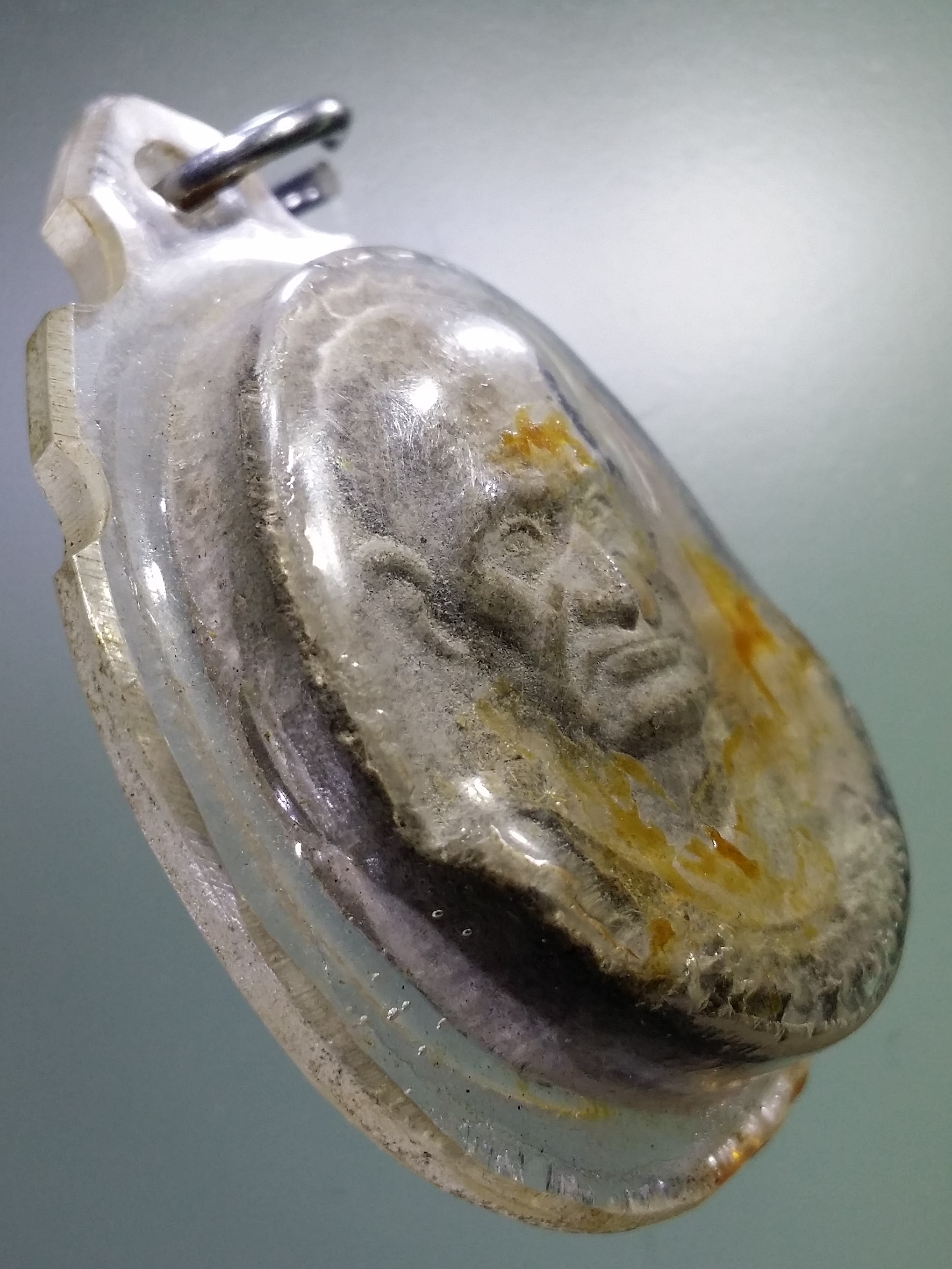 Antig LSD 017 พระผงรูปเหมือน หลวงพ่อเงิน วัดบางคลาน รุ่นเพชรพนมวัง พระรายการนี้ให้เช่าบูชาแล้ว