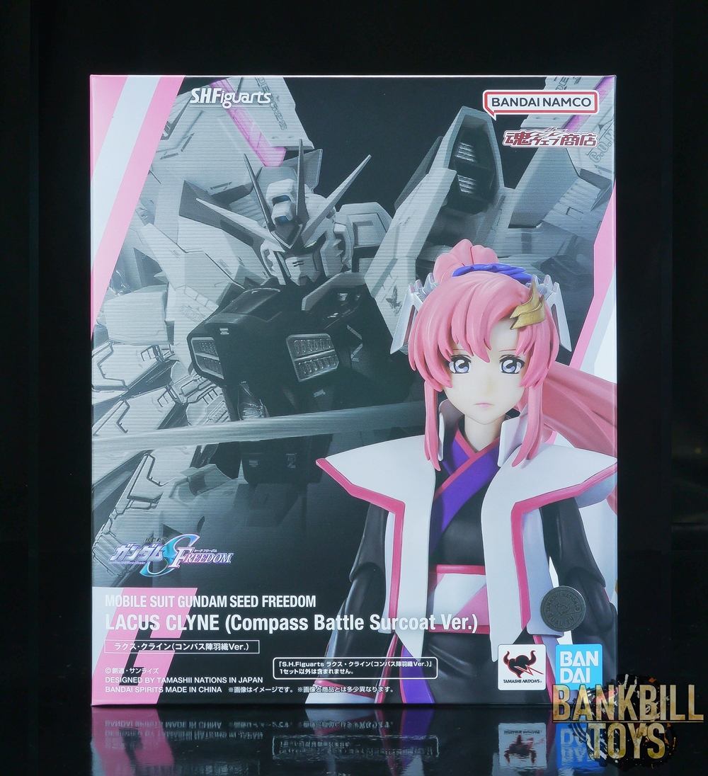 กันดั้ม Bandai Spirits Premium Bandai Tamashii Web Shop Limited S.H.Figuarts Mobile Suit Gundam Seed Freedom Lacus Clyne [Compass Battle Surcoat Ver.]