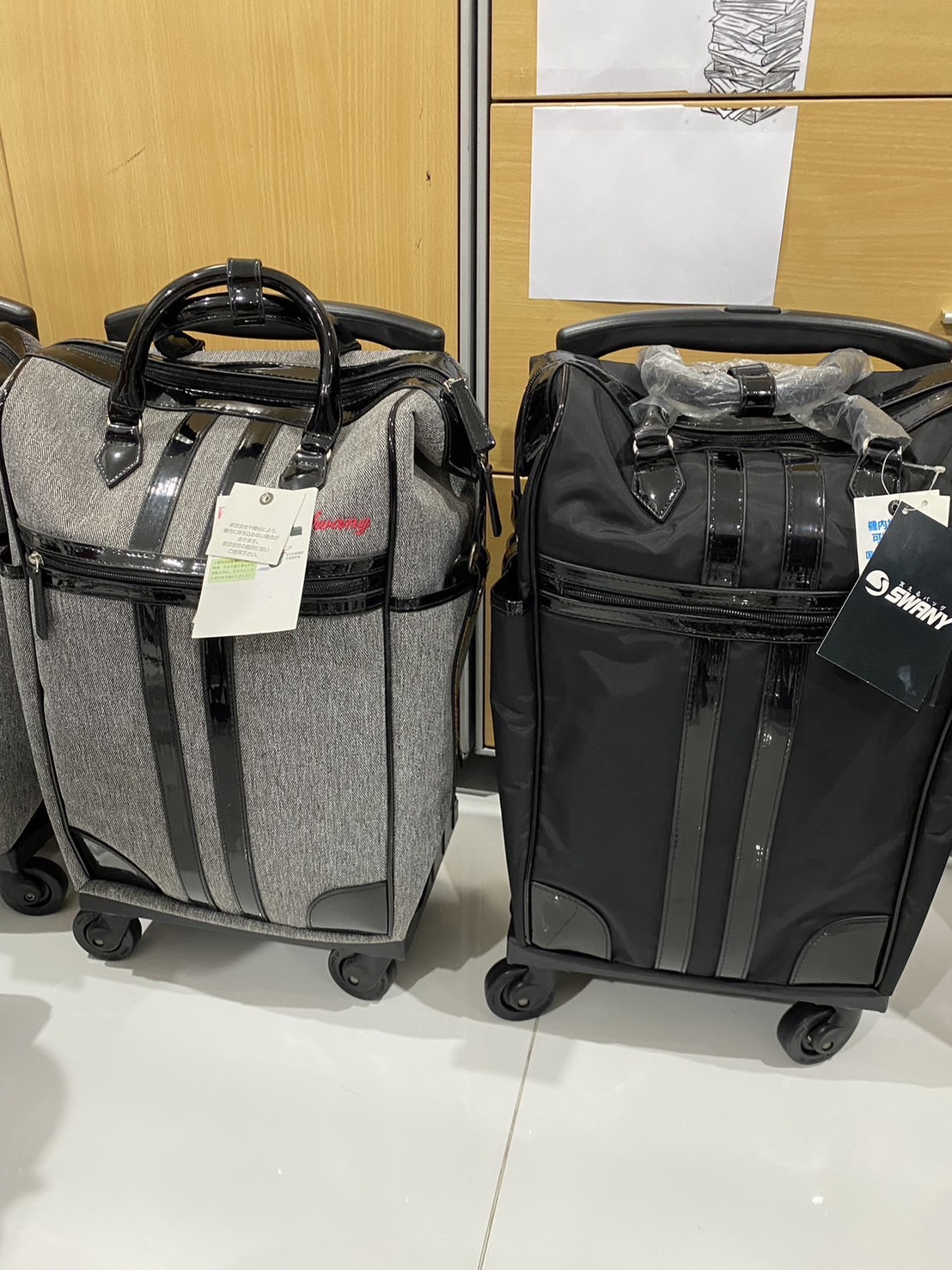 กระเป๋าล้อลาก Matsunaga SWANY สำหรับเดินทาง นั่งได้ น้ำหนักเบา ผลิตภัณฑ์แบรนด์จากประเทศญี่ปุ่น
