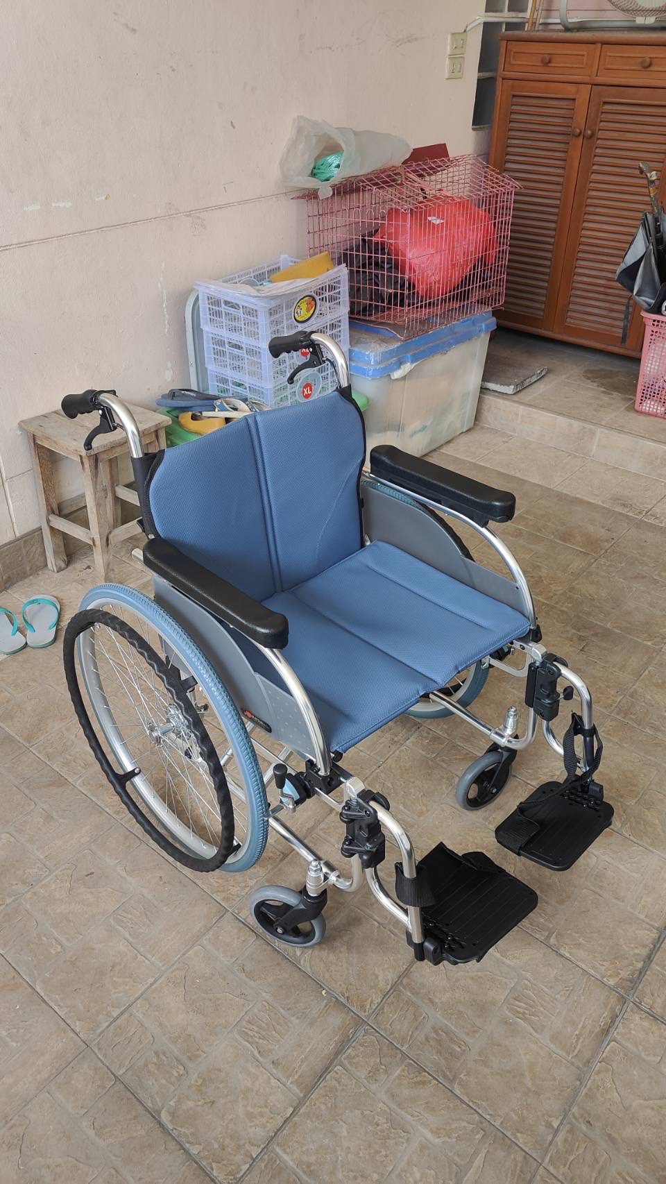 รถเข็นวีลแชร์ แบรนด์ญี่ปุ่น Matsunaga Wheelchair (車いす) รุ่น AR500 แข็งแรง ฟังก์ชั่นหลากหลาย