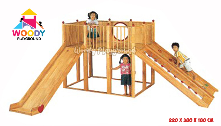 เครื่องเล่นสนามไม้ ชุดแสนซน 2