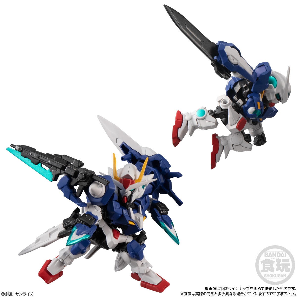 กันดั้ม Bandai Candy Toy Mobility Joint Gundam Vol.5 No.02 GNX-603T GN-X + No.06 GN-X & 00 Gundam's EX Parts Set (เซ็ตคู่ 2 กล่อง)