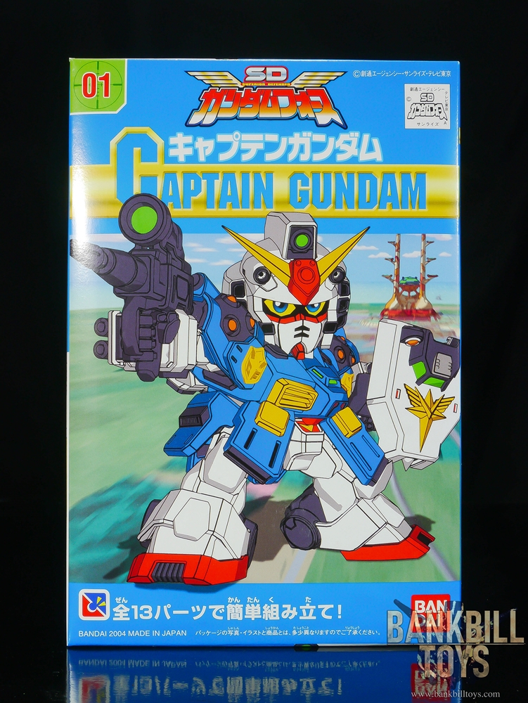 กันดั้ม Bandai Gunpla SD Gundam Force N0.01 Captain Gundam