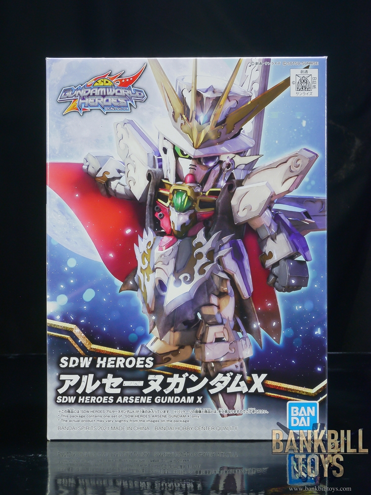 กันดั้ม Bandai Spirits Gunpla SD Gundam World Heroes SDW Heroes No.10 Arsene Gundam X