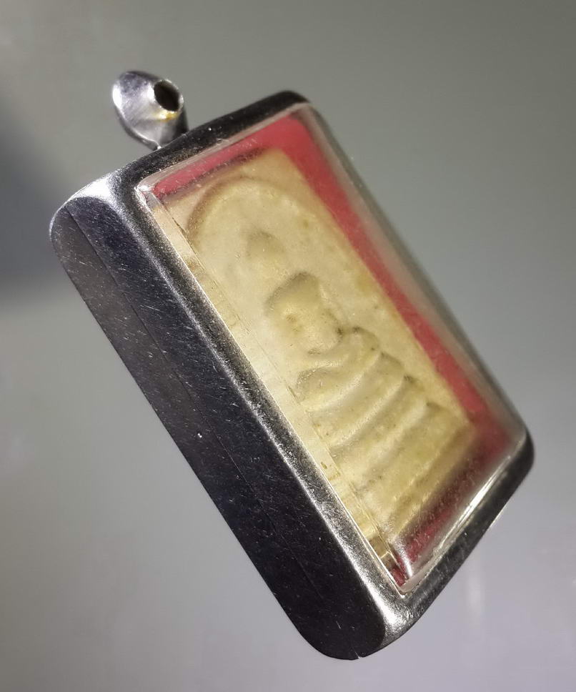 รหัสสินค้า พระสมเด็จ วัดต่างๆ 381 สมเด็จเนื้อผง หลังยันต์ วัดวิศิษฏ์บุญญาวาส