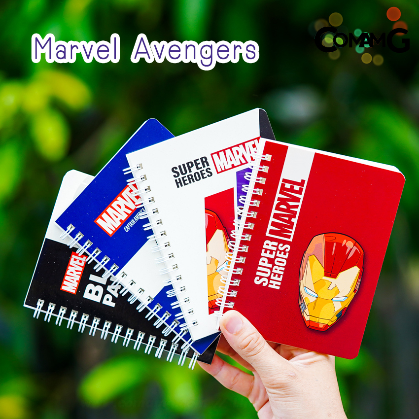 สมุดโน๊ต ขนาดA6 (10.3x14.5CM) สมุดริมลวด บันทึก ลายการ์ตูนลิขสิทธิ์แท้ พร้อมส่ง