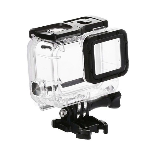GoPro 7 / 6 / 5 Waterpoof Housing Case + Red Filter + Floating Black เคสกันน้ำ แถมฟรีฟิลเตอร์แดงและทุ่นลอยน้ำดำ