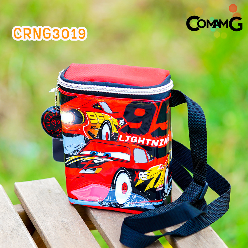 กระเป๋าสะพายเด็กลายการ์ตูน ทรงกล่อง ใส่ของได้เยาะ ลิขสิทธิ์แท้