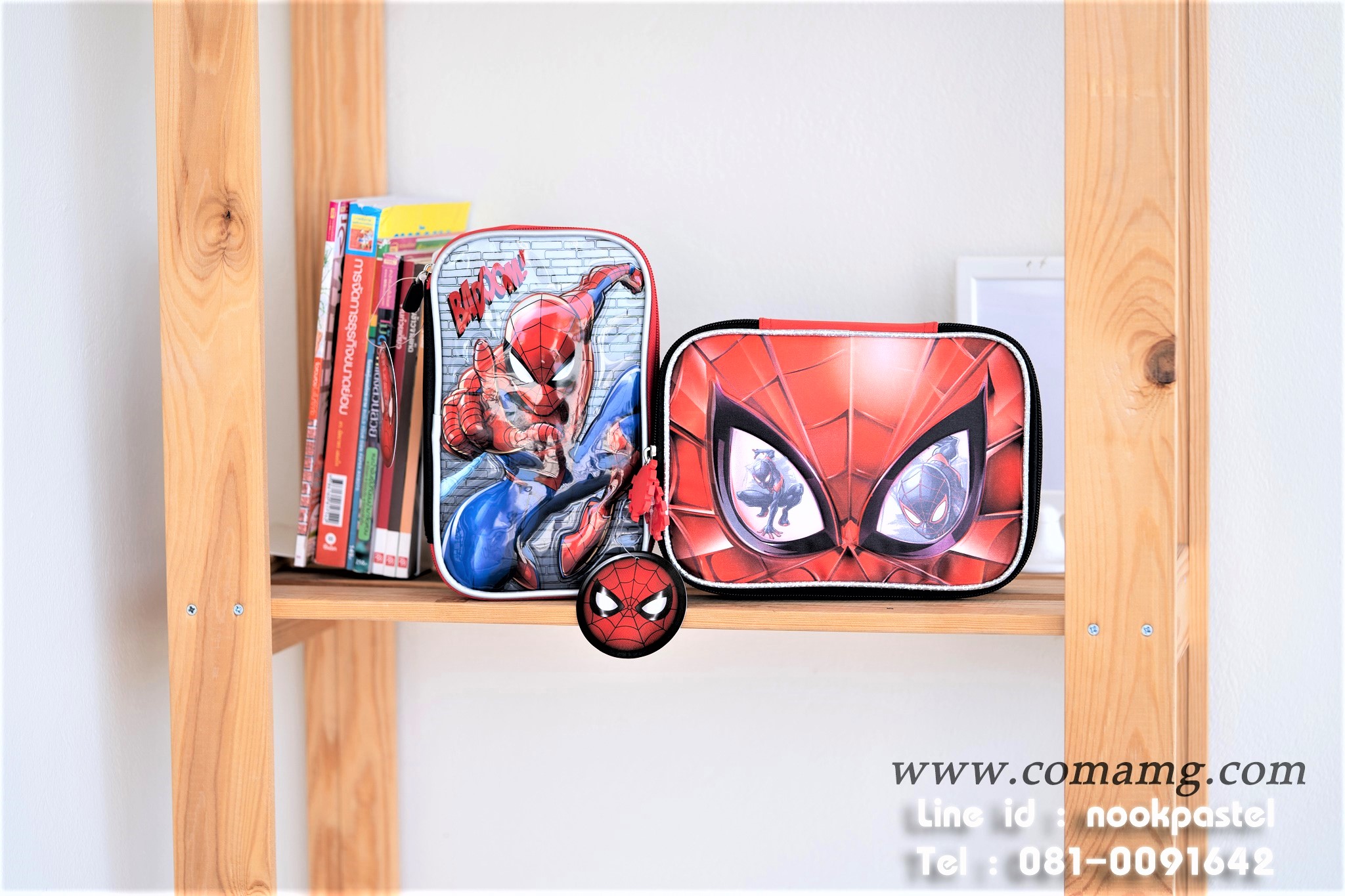 กระเป๋าใส่ดินสอลายสไปรเดอร์แมน (Spider-Man) ลิขสิทธิ์แท้