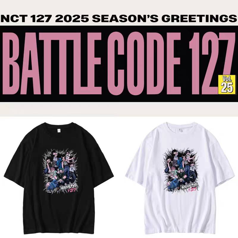 เสื้อยืด NCT127 : 2025 SEASON'S GREETINGS BATTLE CODE 127