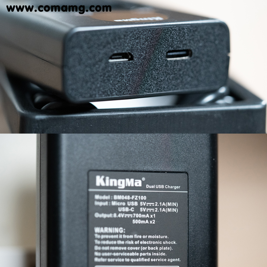 KingMa แท่นชาร์จSony NP-FZ100 มีจอLCDแสดงค่าสถานะ