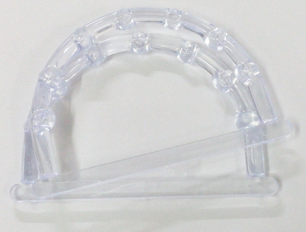 หูกระเป๋าพลาสติค ลายไม้ไผ่ Plastic Bag Handle Bamboo Style
