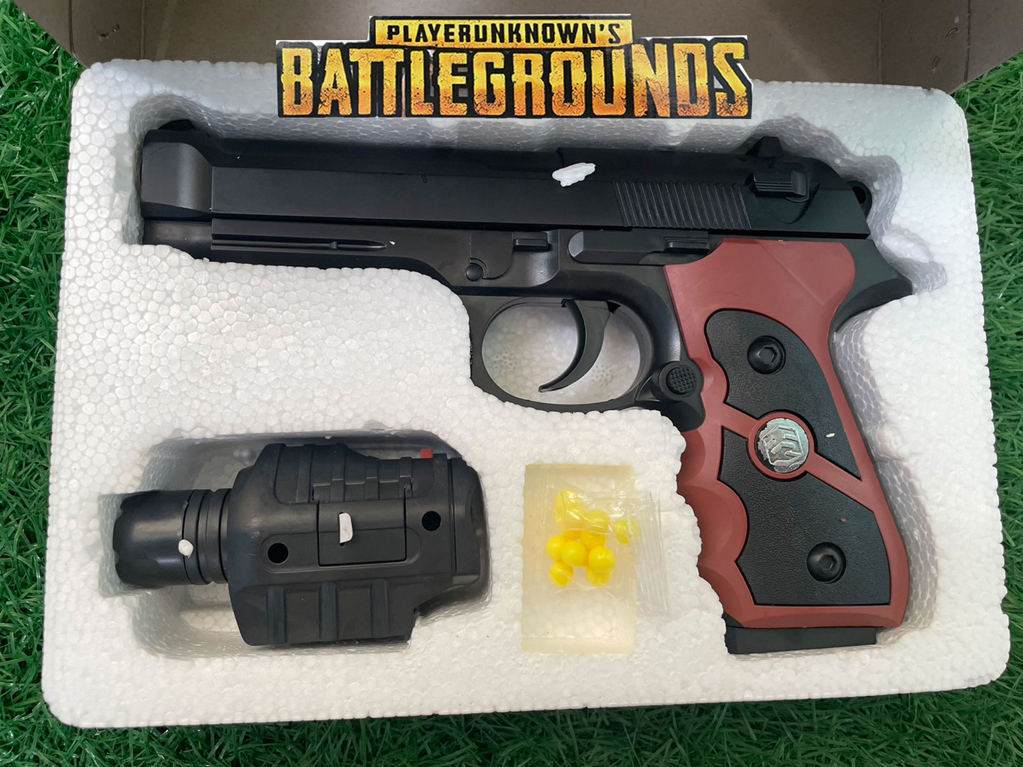 ปืนของเล่น ปืนอัดลมของเล่น ปืนอัดลมพลาสติก ปืนอัดลมพกสั้น ปืนอัดลม ชักยิงทีละนัด รุ่น P-779B