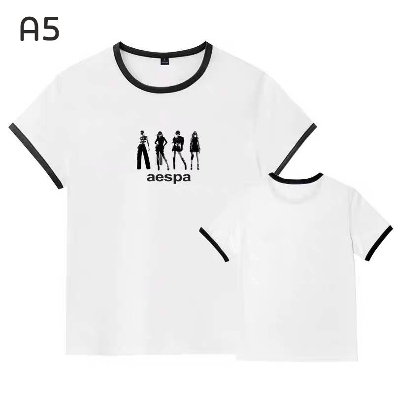 เสื้อยืด aespa : 2024 aespa LIVE TOUR - SYNK : PARALLEL LINE