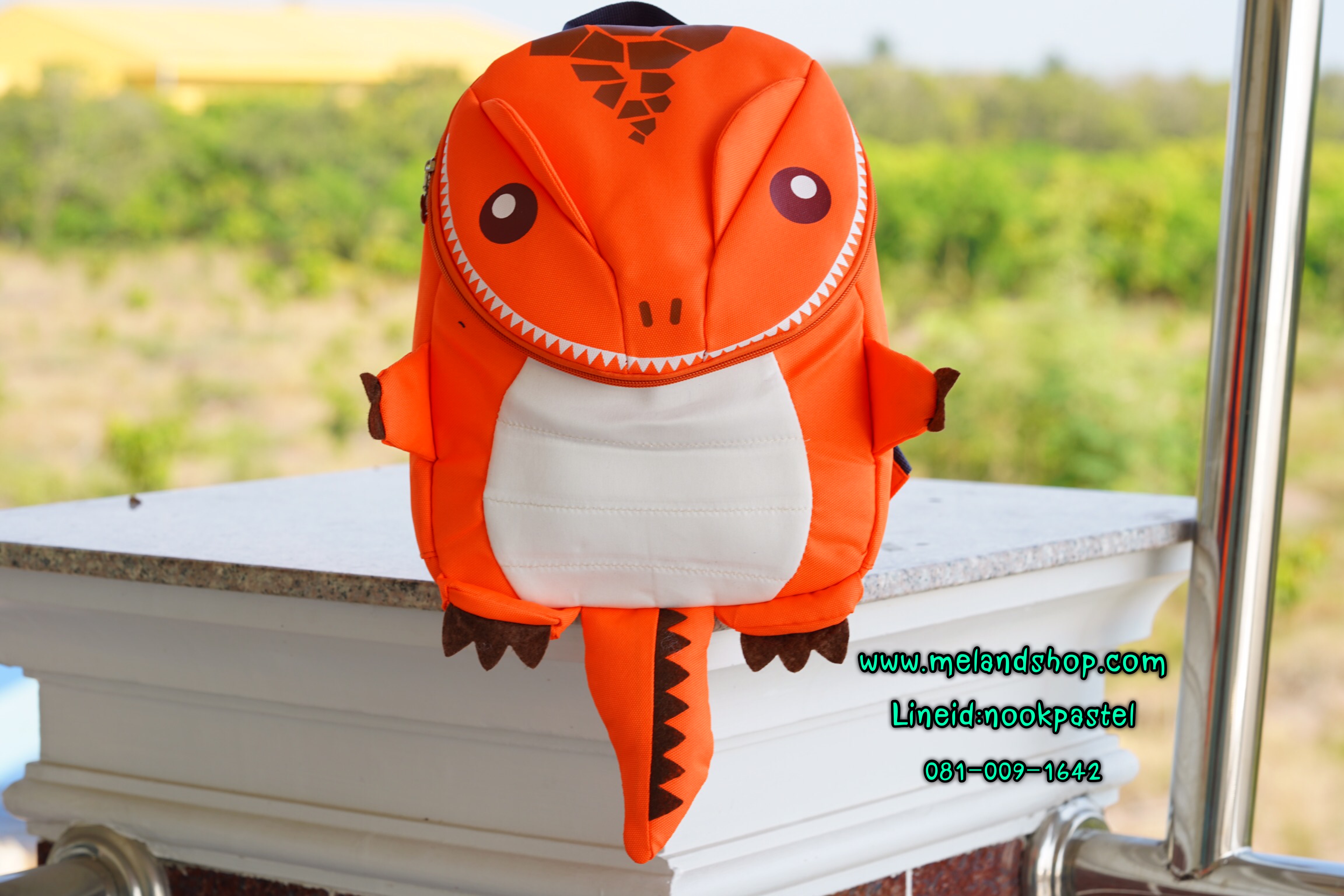 กระเป๋าไดโนเสาร์ กระเป๋าเป้สะพายหลังลายการ์ตูนไดโนเสาร์