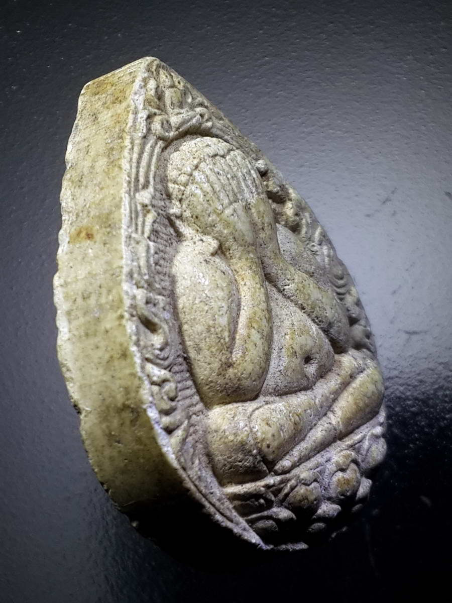 รหัสสินค้า พระปิดตาทั่วไป 237 พระปิดตาเนื้อผง หลังยันต์พญาเต่าเรือน ไม่ทราบสำนัก