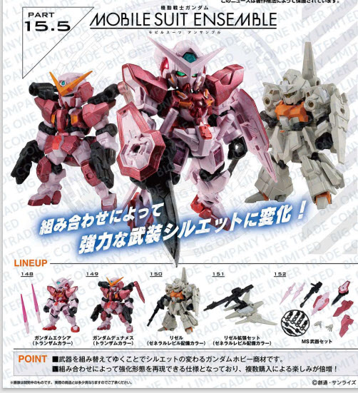 <Preorderปิดรับวันที่ 9/10/2022 >เปิดรับPreorder มีค่ามัดจำ 100 บาท MOBILE SUIT ENSEMBLE 15.5